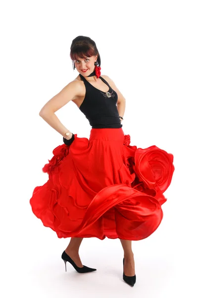 Flamenco-Tänzerin — Stockfoto