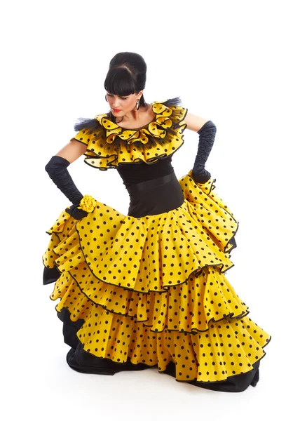 Фламенко, танцівниця — стокове фото