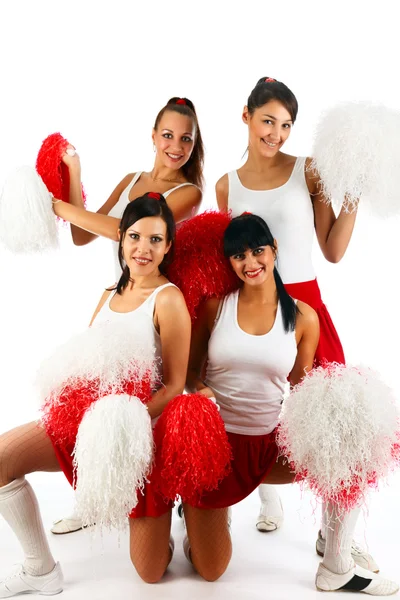 Cheerleader squad — Stock Photo, Image