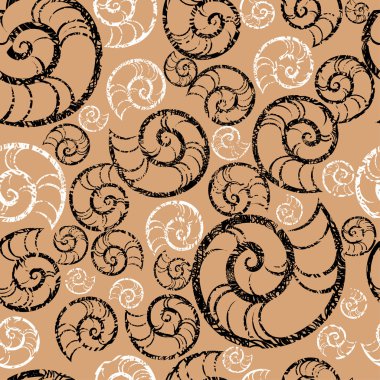 Seamless grunge SPA pattern clipart