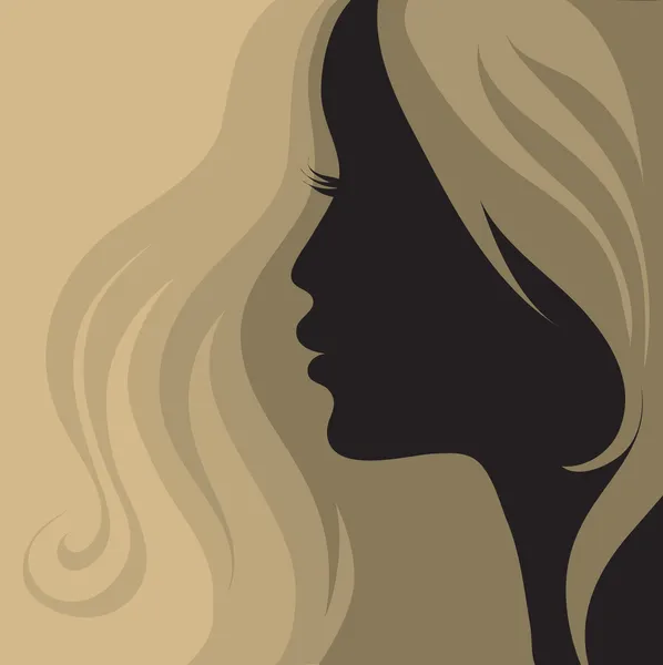 Блондинка Дівчинка — стоковий вектор