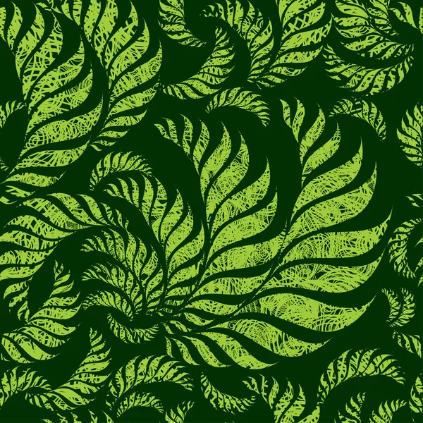 Naadloze grunge floral patroon — Stockvector