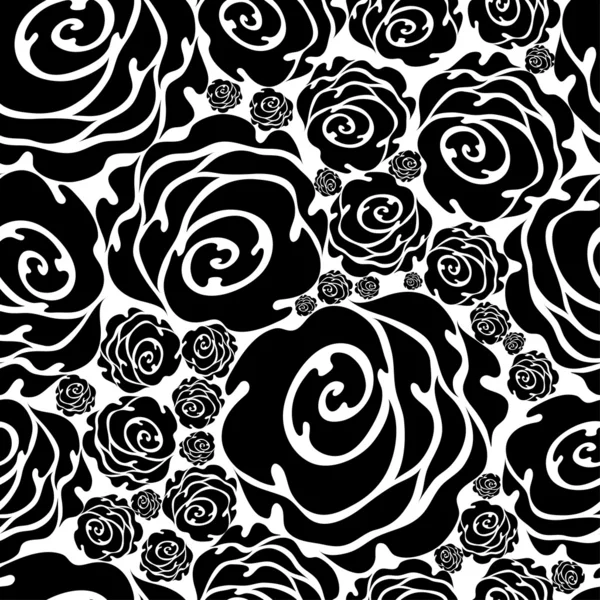 Naadloze beige grunge roos patroon — Stockvector