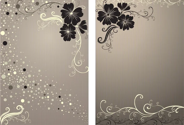 Vector stylish Floral vintage background — Stock Vector