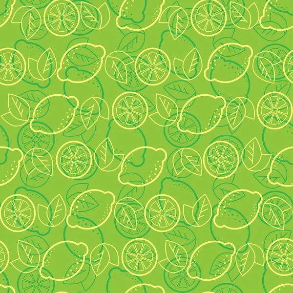 Bezešvé vzor z citronů — Stockový vektor