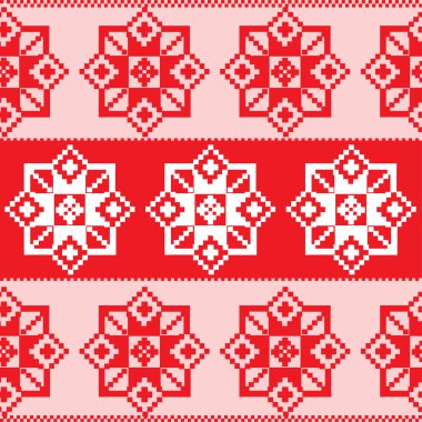 Seamless russian pattern clipart