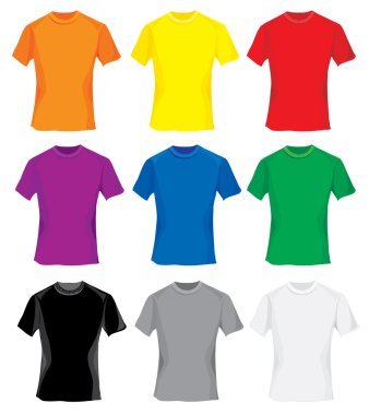 T-shirt samples clipart