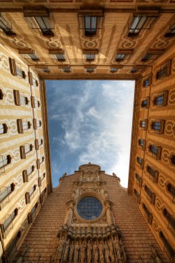 Monastery Montserrat, Spain clipart