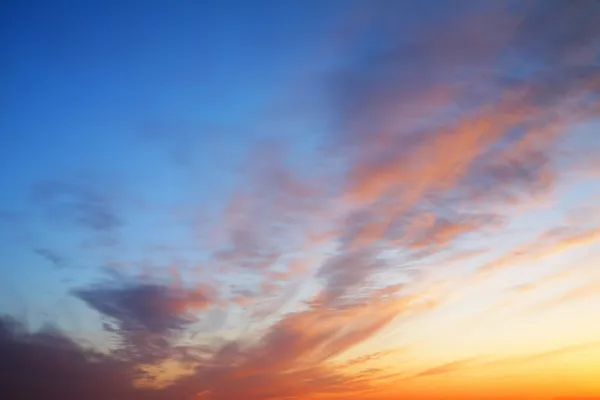 Bulutlu gün batımı — Stok fotoğraf