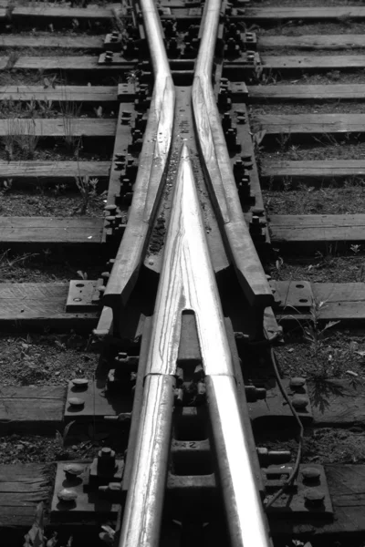 Spoorweg punt — Stockfoto