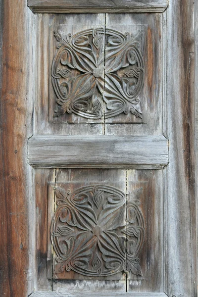 Ancient door with fillet — Stock Photo, Image
