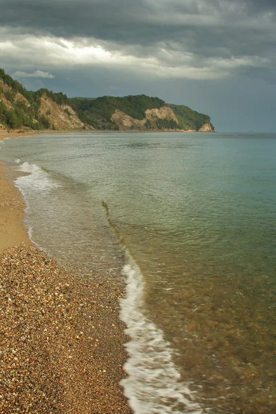 Zwarte Zee strand — Stockfoto