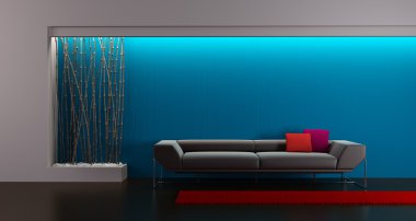 Design of the lounge room clipart