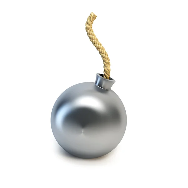 Bomb isolated 3d rendering — Stock Photo, Image