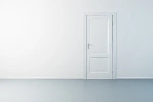 Lege nieuwe kamer met deur — Stockfoto