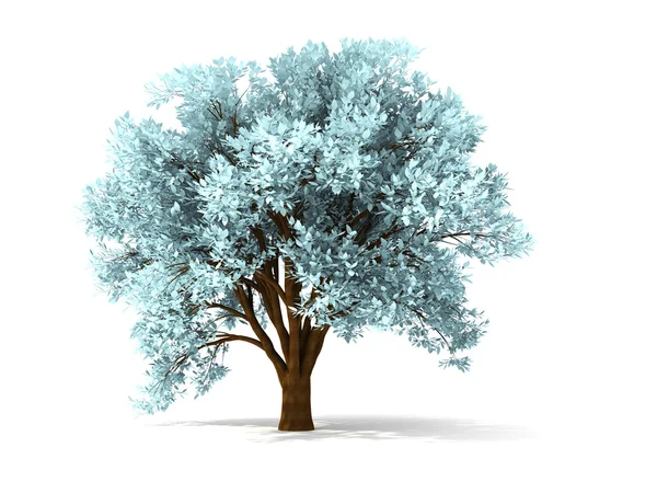 stock image 3d wintry tree