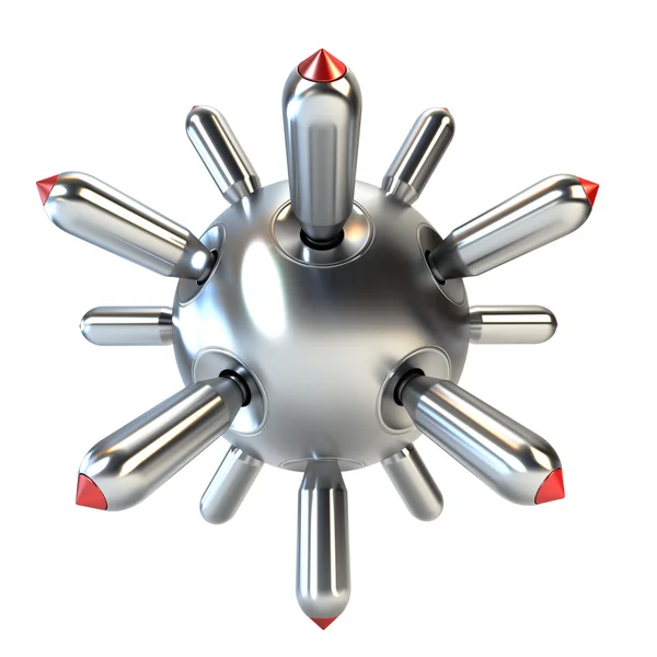 Bomba antisubmarina 3d renderizado —  Fotos de Stock