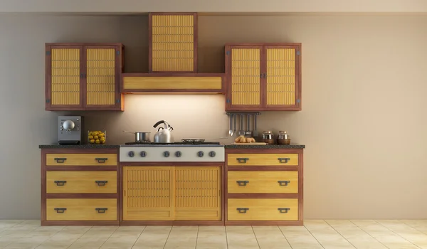 Modern kitchen interior — Stock Photo, Image