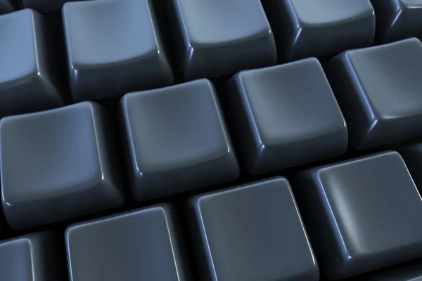 Schwarze Tastatur ohne Buchstaben — Stockfoto