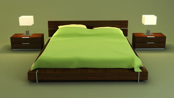 Schlafzimmereinrichtung — Stockfoto