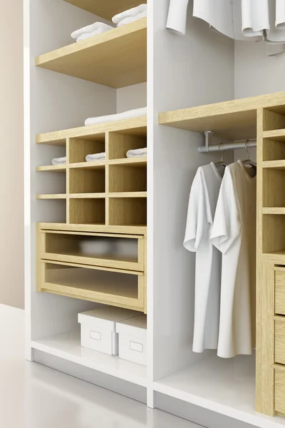 Inside the modern closet 3d rendering — Stock Photo, Image