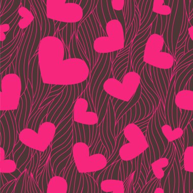 Heart seamless background clipart