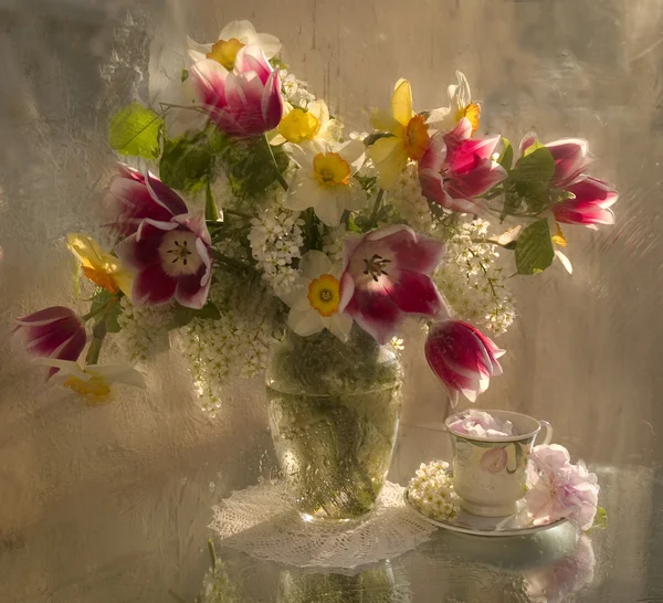 チューリップ花束 — ストック写真