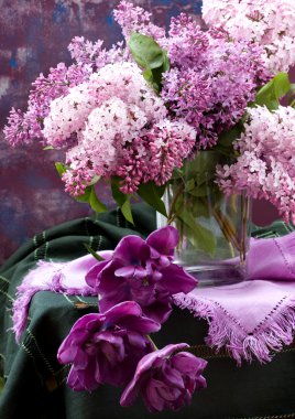 Bouquet of flowers Lilac clipart