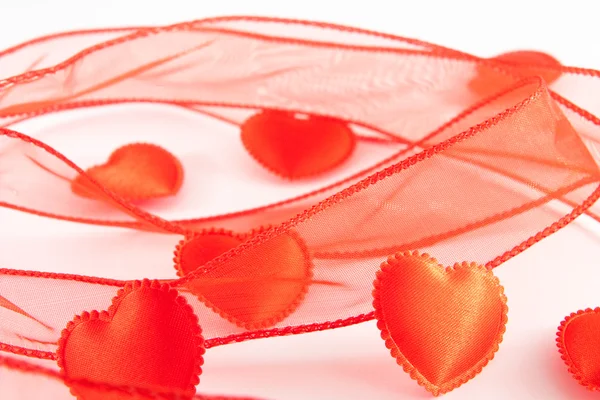 Some reds hearts — Stock Photo, Image