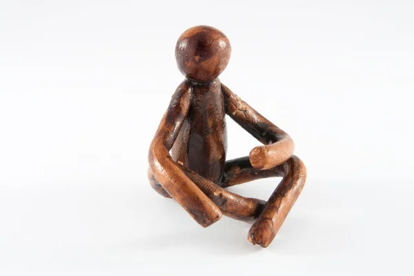 Figure of the sitting person — Stock Photo, Image