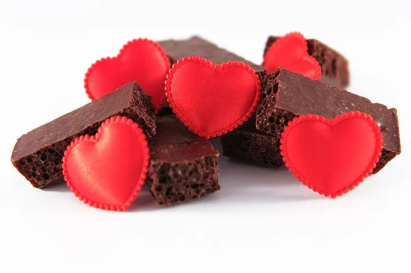 Aşk ile çikolata Telifsiz Stok Fotoğraflar