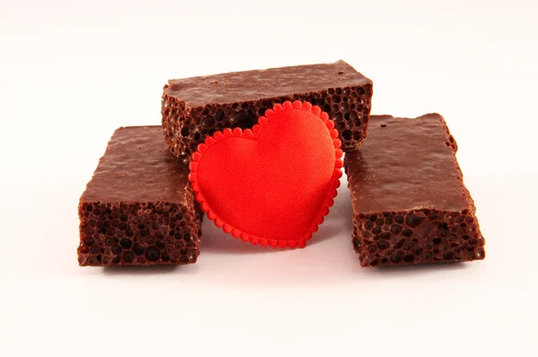 Csokoládé-a szerelem Stock Kép