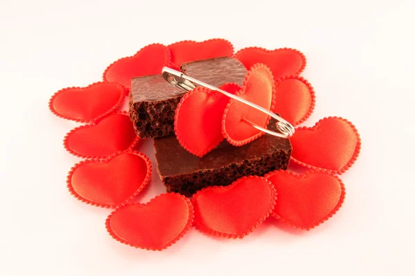 Chocolate with love — Stock Photo, Image