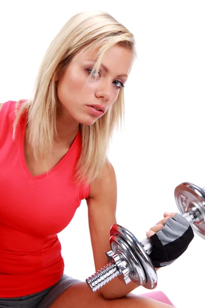 Fitness saludable Mujer haciendo ejercicio —  Fotos de Stock