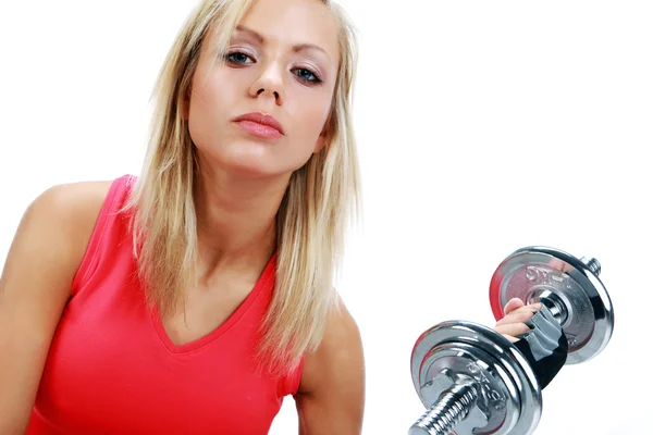 Sağlıklı fitness egzersiz kadın - Stok İmaj