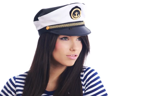Kapitány nő — Stock Fotó