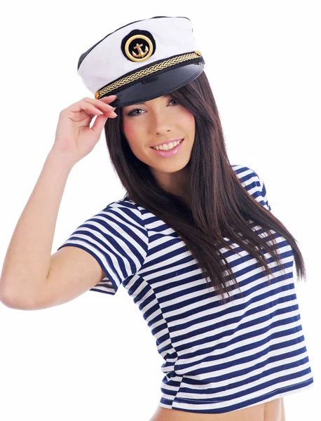 Kapitány nő — Stock Fotó
