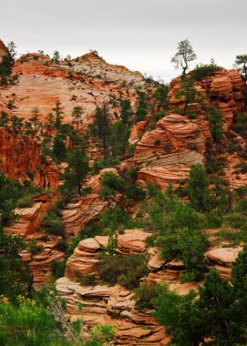 zion canyon kabartmaları