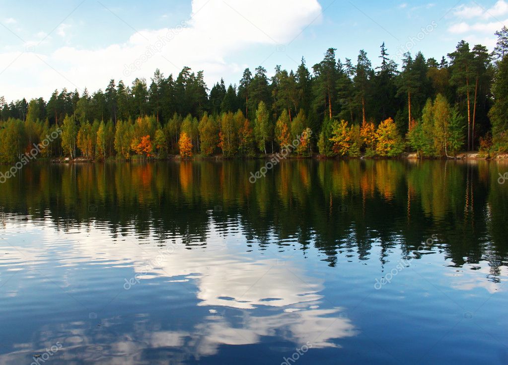 Autumnal lake