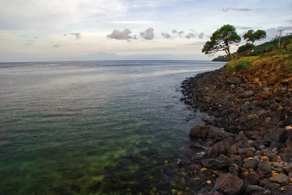Východ slunce na ostrově bali — Stock fotografie