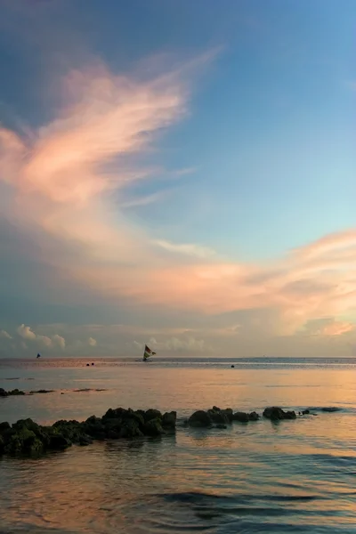 Схід сонця на острові Балі — стокове фото