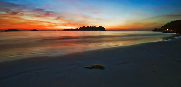 Tropische zonsondergang — Stockfoto