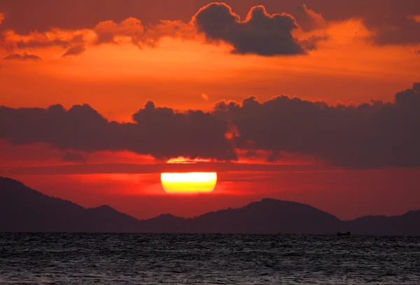 Rosso tramonto — Foto Stock