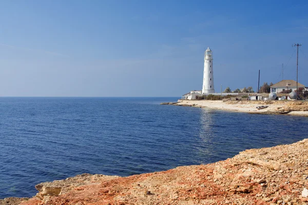 Faro y mar — Foto de Stock