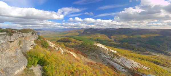 Autumn mountain panorama — Stock Photo, Image