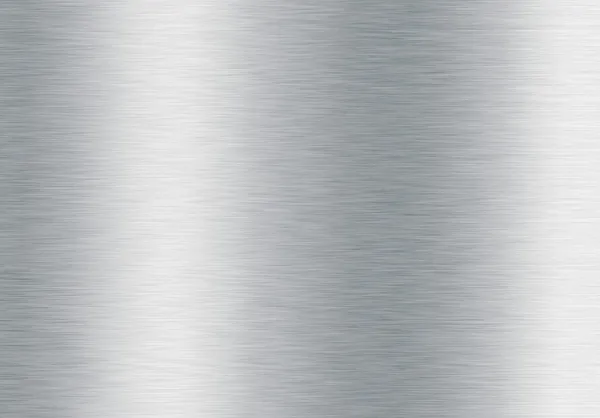 Geborsteld zilver metallic achtergrond — Stockfoto
