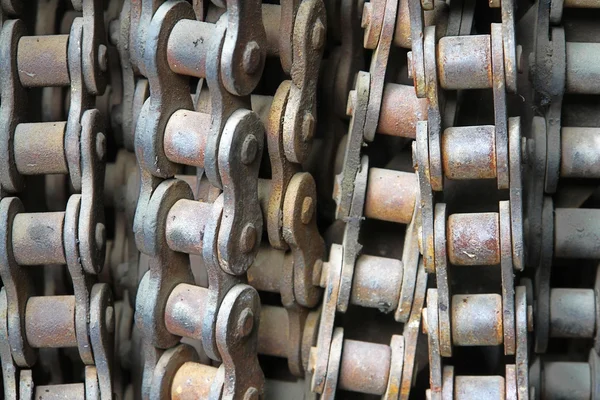 stock image Rusty Industrial chains