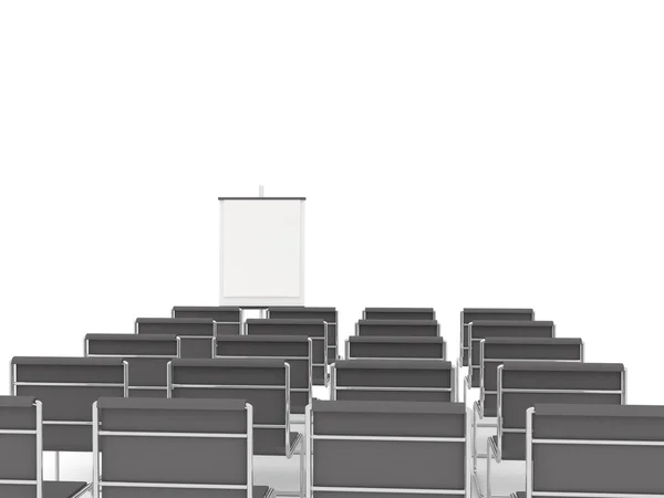 Chairs and screen — Stock Photo, Image