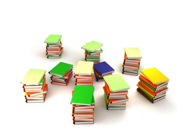 stock image Stacks of books