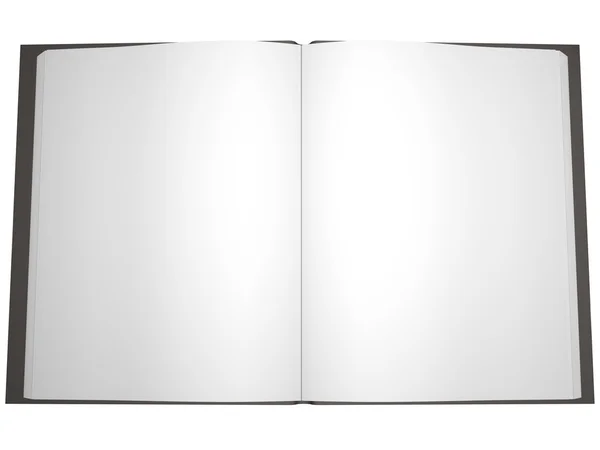 Open blank book — Stock Photo, Image